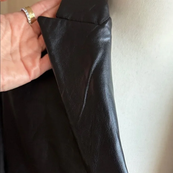 Zara Black Blazer with Gold Accents - Picture 4 of 6